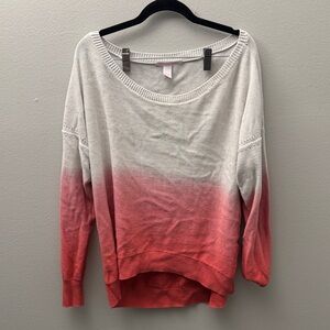 Victoria's Secret white & pink sweater